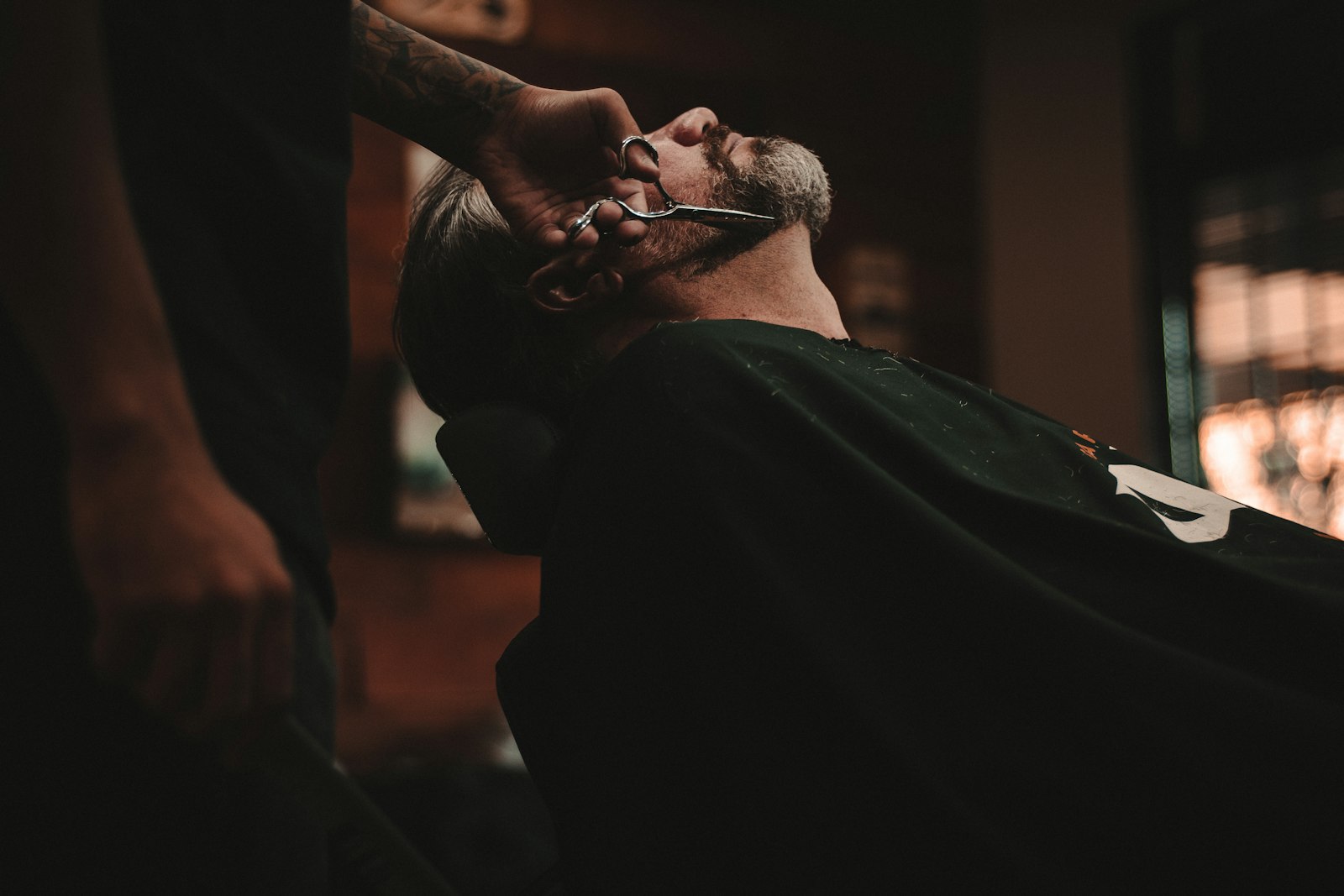 Barber tools on marble